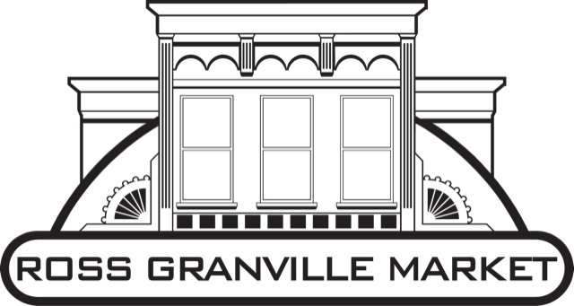 A logo of Ross Granville Market