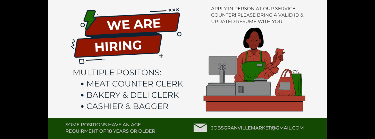 We are hiring desktop banner